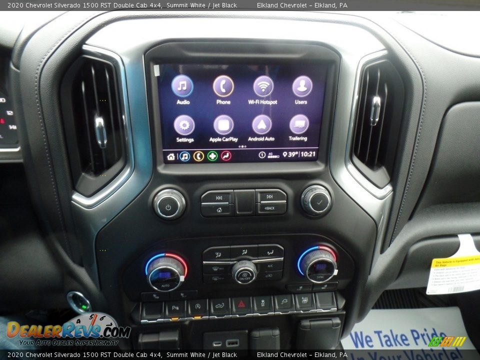 Controls of 2020 Chevrolet Silverado 1500 RST Double Cab 4x4 Photo #26