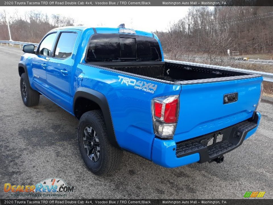 2020 Toyota Tacoma TRD Off Road Double Cab 4x4 Voodoo Blue / TRD Cement/Black Photo #2