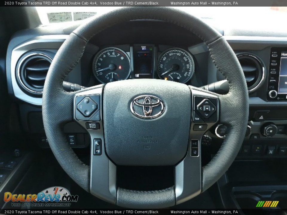 2020 Toyota Tacoma TRD Off Road Double Cab 4x4 Steering Wheel Photo #11