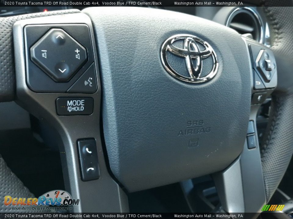 2020 Toyota Tacoma TRD Off Road Double Cab 4x4 Steering Wheel Photo #12