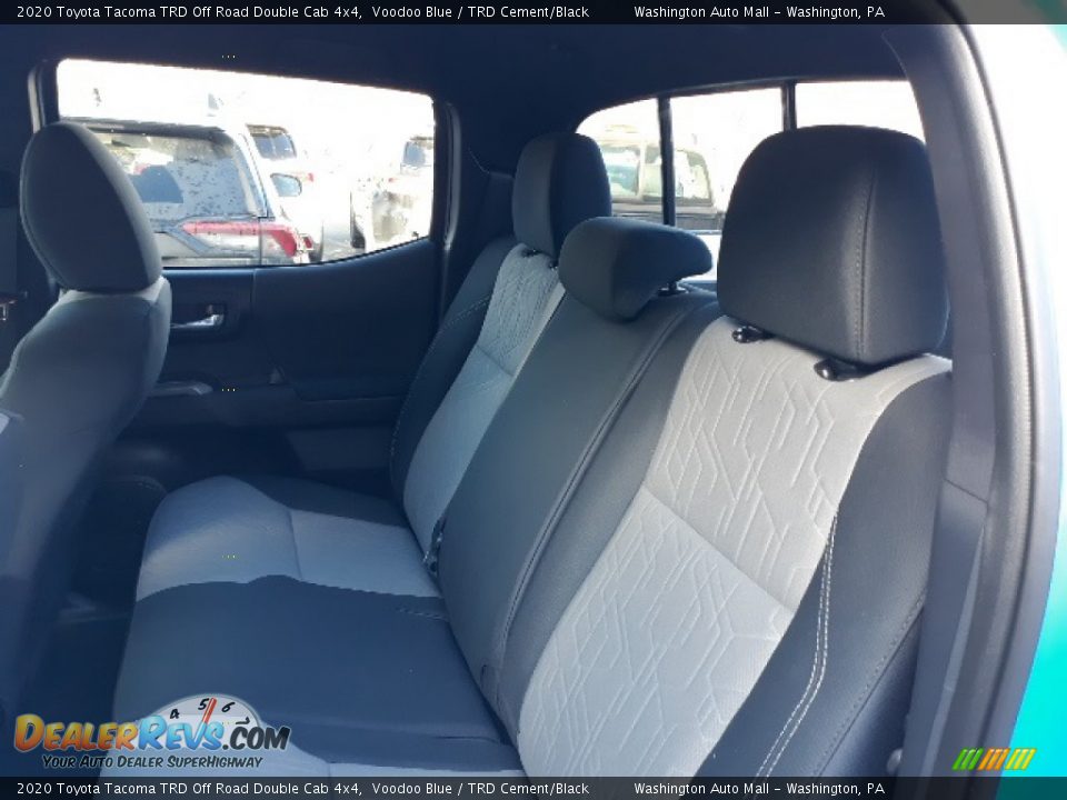 Rear Seat of 2020 Toyota Tacoma TRD Off Road Double Cab 4x4 Photo #15