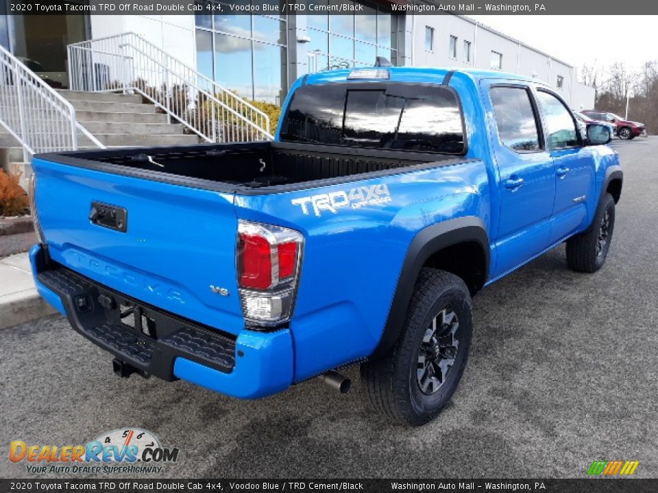 2020 Toyota Tacoma TRD Off Road Double Cab 4x4 Voodoo Blue / TRD Cement/Black Photo #23