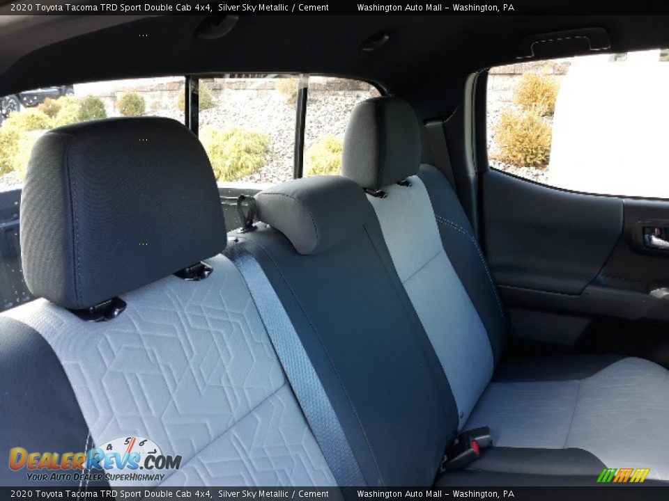 2020 Toyota Tacoma TRD Sport Double Cab 4x4 Silver Sky Metallic / Cement Photo #23