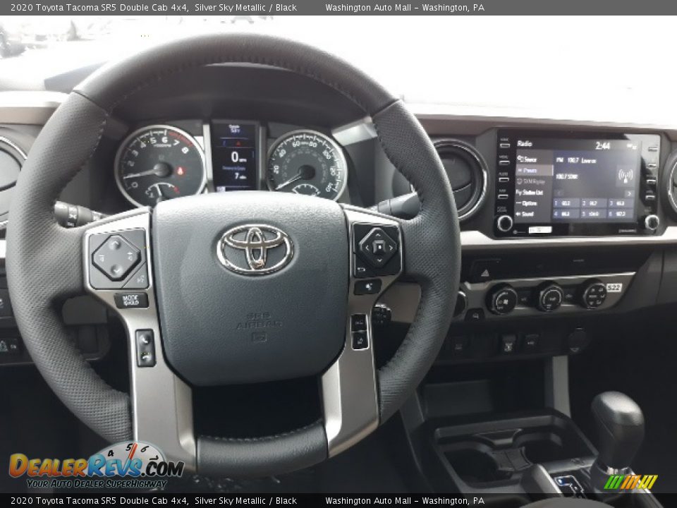 2020 Toyota Tacoma SR5 Double Cab 4x4 Silver Sky Metallic / Black Photo #3