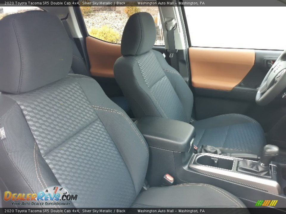 2020 Toyota Tacoma SR5 Double Cab 4x4 Silver Sky Metallic / Black Photo #14