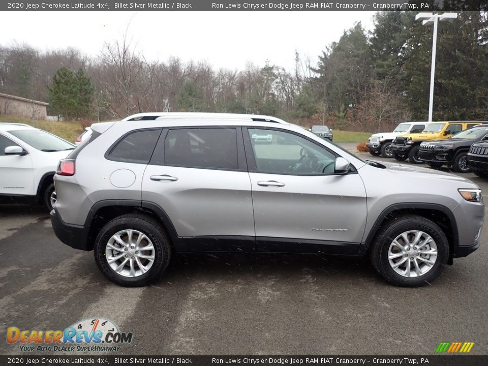 2020 Jeep Cherokee Latitude 4x4 Billet Silver Metallic / Black Photo #6