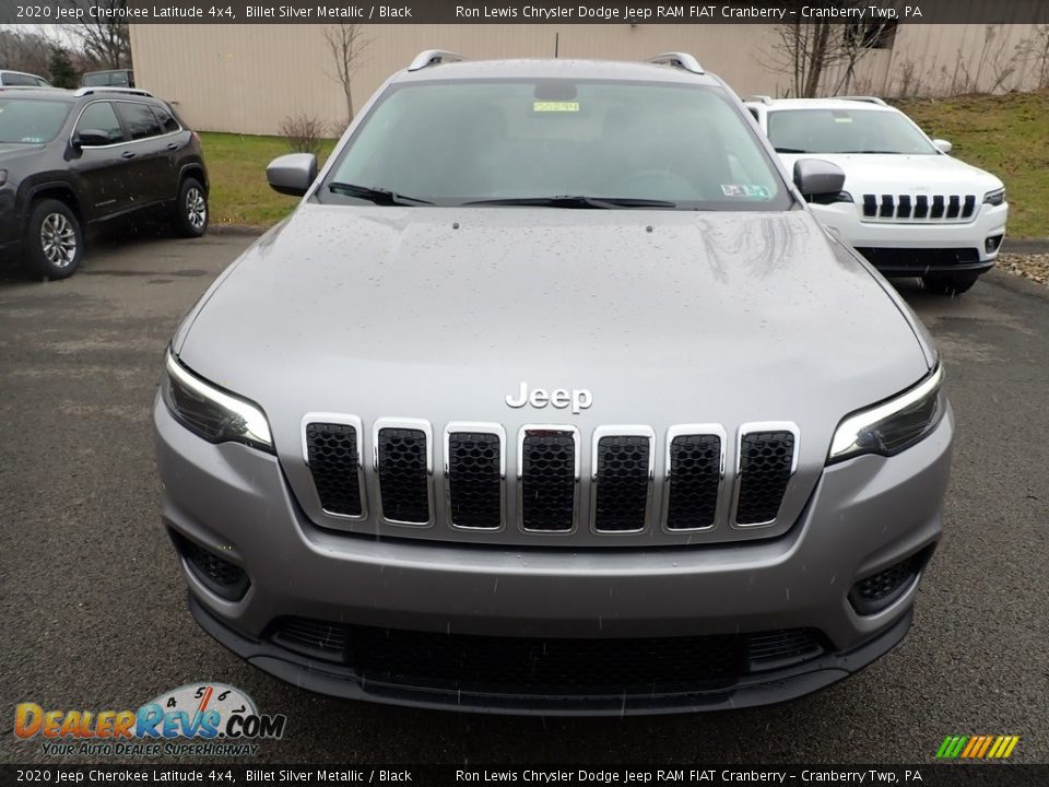 2020 Jeep Cherokee Latitude 4x4 Billet Silver Metallic / Black Photo #8