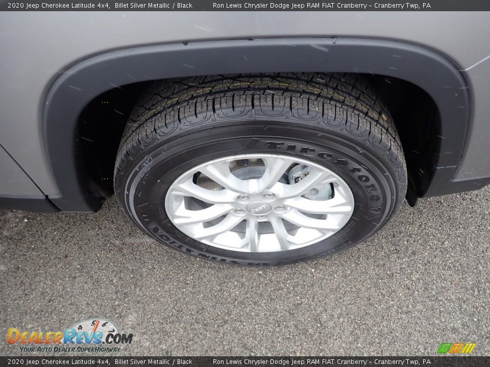 2020 Jeep Cherokee Latitude 4x4 Billet Silver Metallic / Black Photo #9