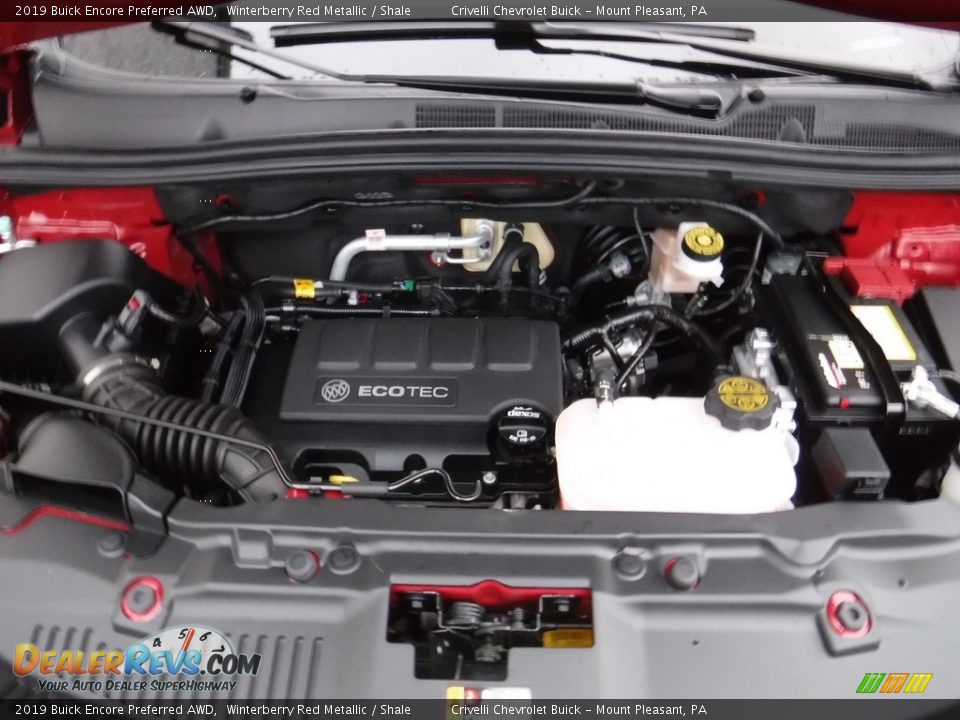 2019 Buick Encore Preferred AWD 1.4 Liter Turbocharged DOHC 16-Valve VVT 4 Cylinder Engine Photo #11