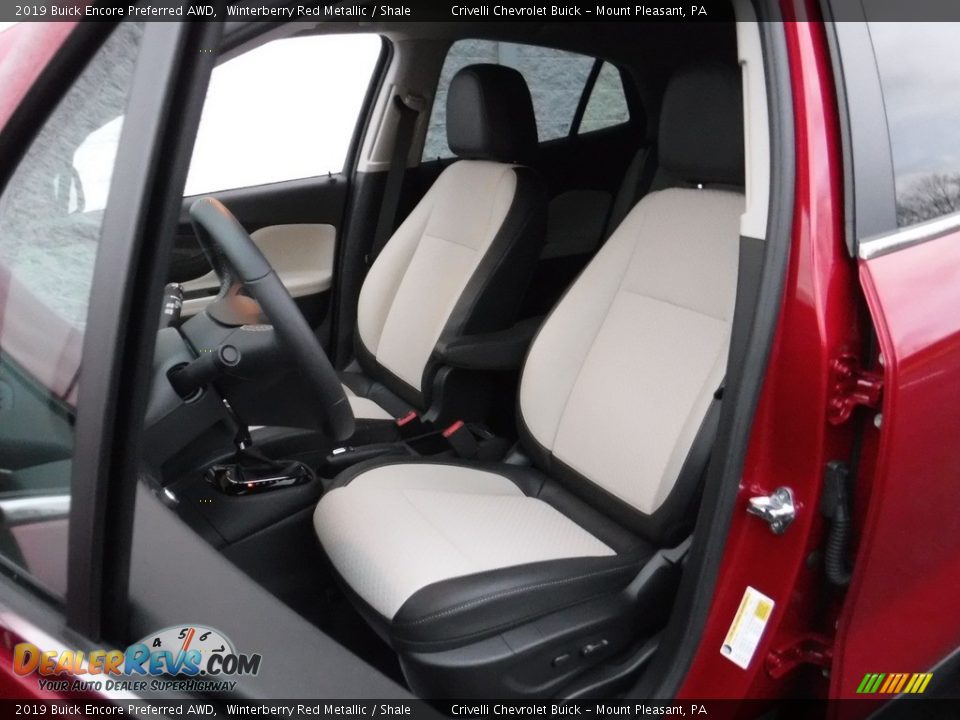 Front Seat of 2019 Buick Encore Preferred AWD Photo #14