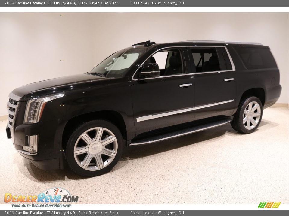 2019 Cadillac Escalade ESV Luxury 4WD Black Raven / Jet Black Photo #3