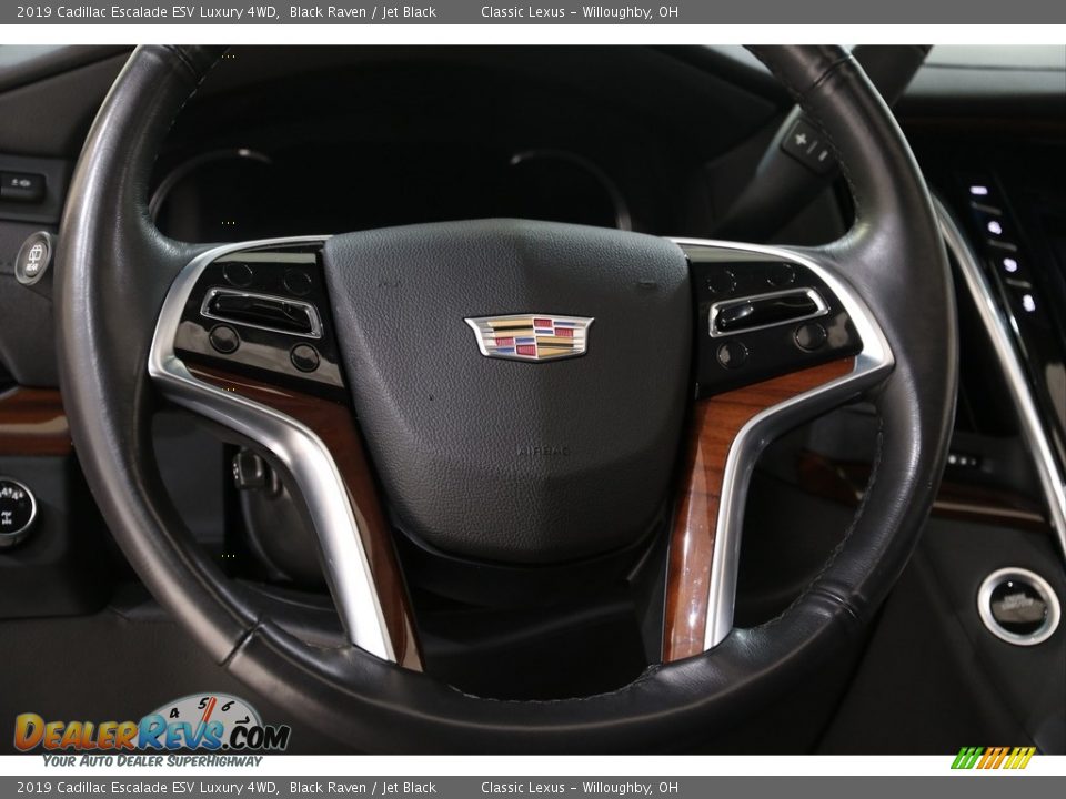 2019 Cadillac Escalade ESV Luxury 4WD Black Raven / Jet Black Photo #8