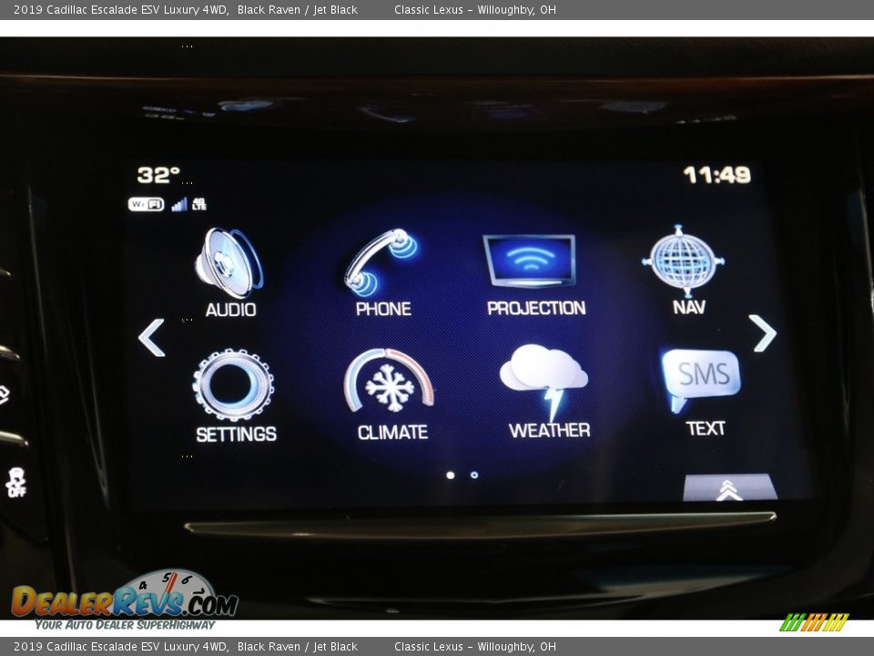 2019 Cadillac Escalade ESV Luxury 4WD Black Raven / Jet Black Photo #11