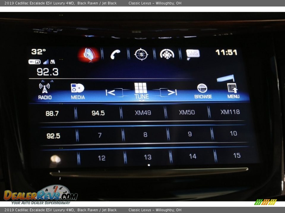 2019 Cadillac Escalade ESV Luxury 4WD Black Raven / Jet Black Photo #15