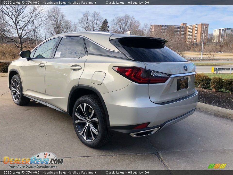 2020 Lexus RX 350 AWD Moonbeam Beige Metallic / Parchment Photo #4