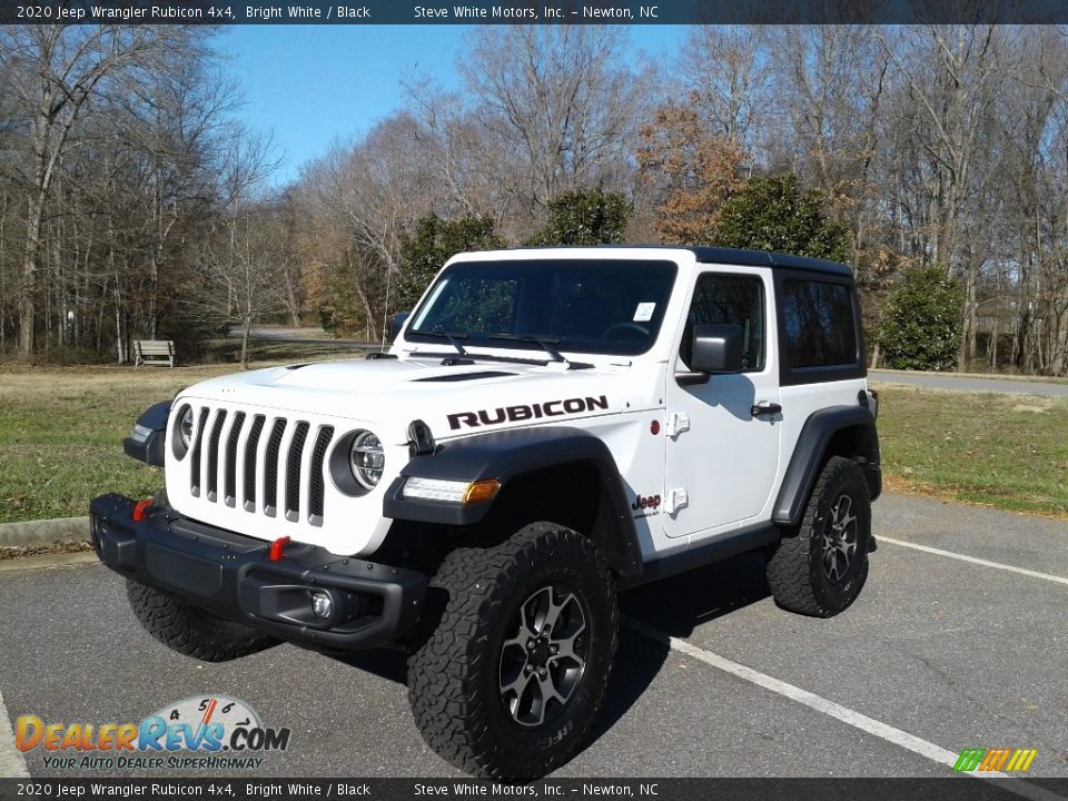 2020 Jeep Wrangler Rubicon 4x4 Bright White / Black Photo #2