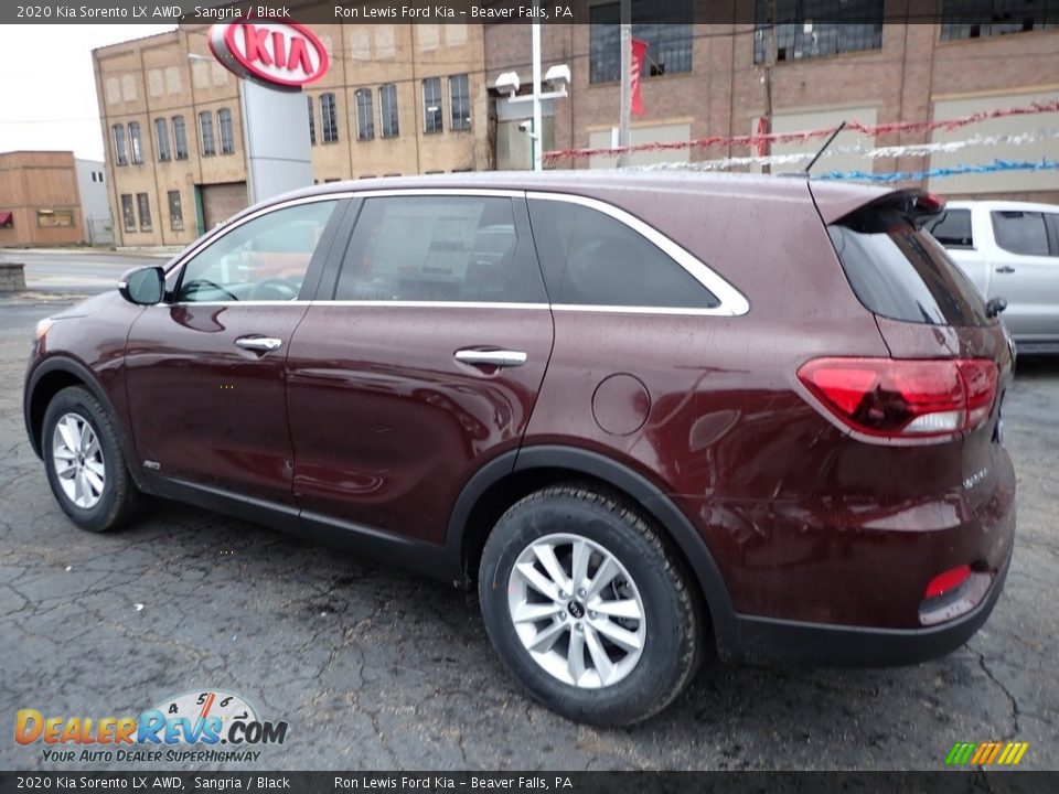 2020 Kia Sorento LX AWD Sangria / Black Photo #5