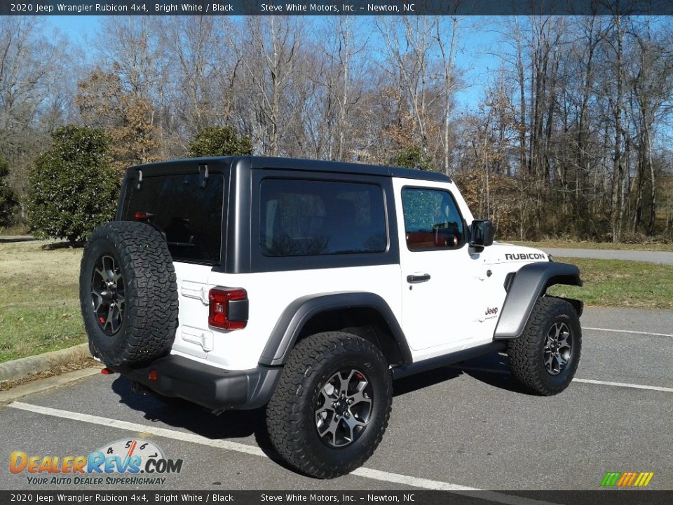 2020 Jeep Wrangler Rubicon 4x4 Bright White / Black Photo #6