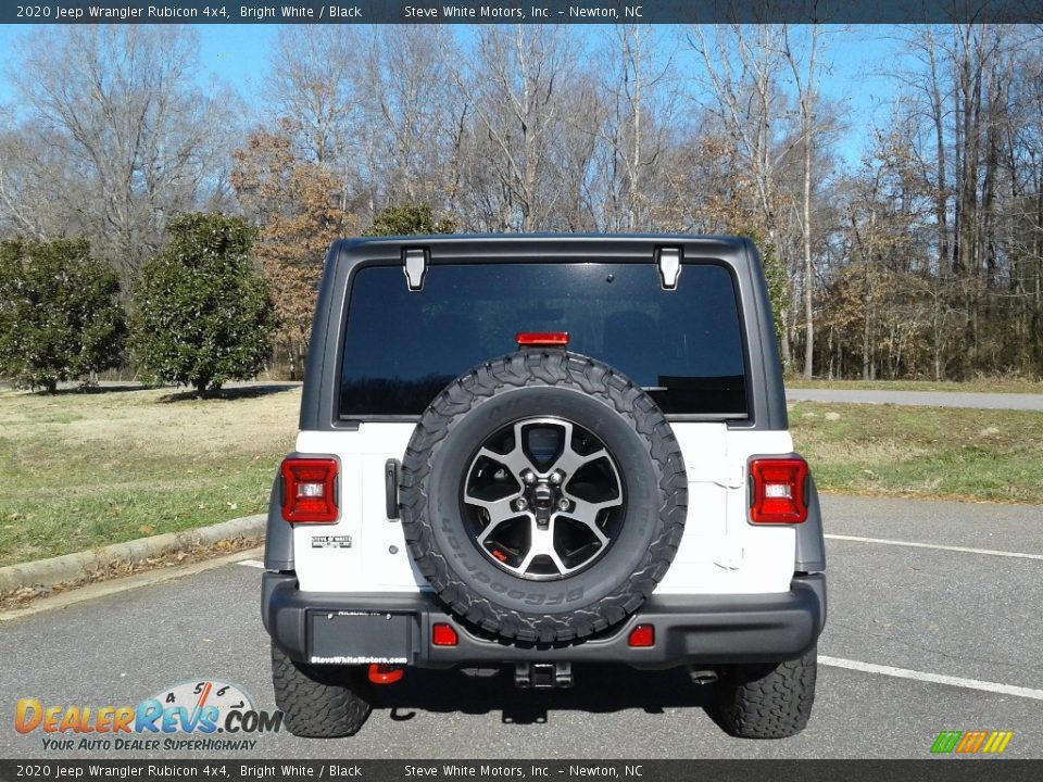 2020 Jeep Wrangler Rubicon 4x4 Bright White / Black Photo #7