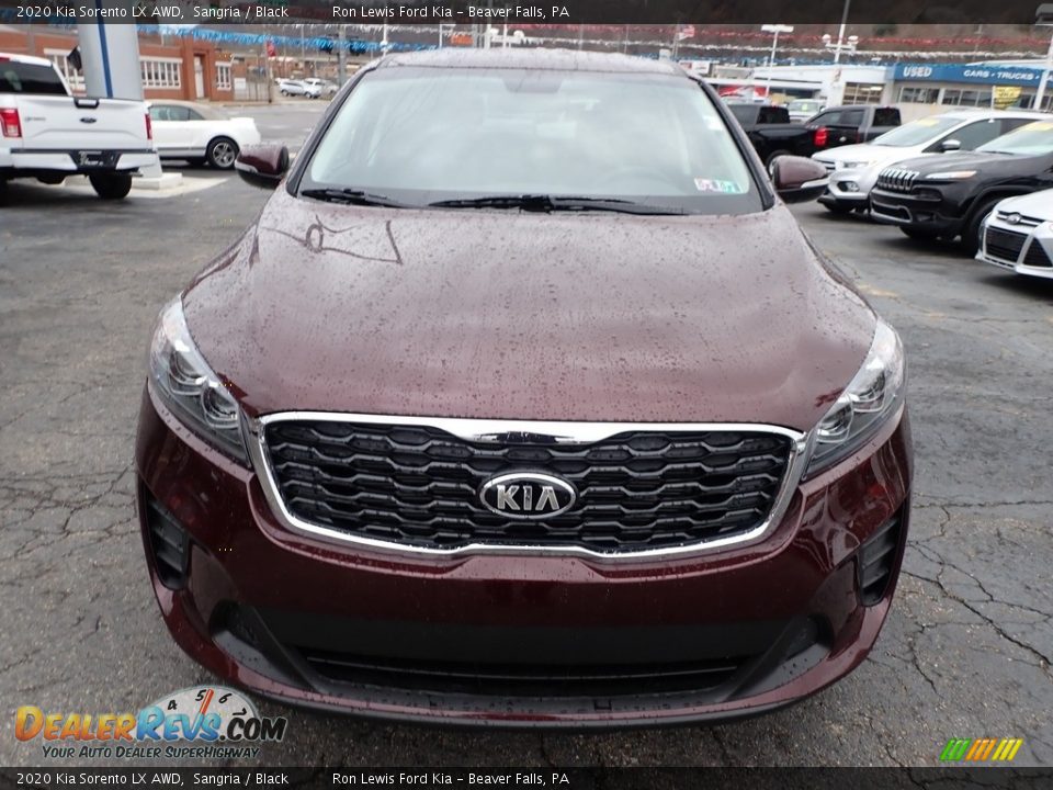 2020 Kia Sorento LX AWD Sangria / Black Photo #8