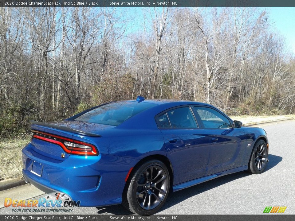 2020 Dodge Charger Scat Pack IndiGo Blue / Black Photo #6