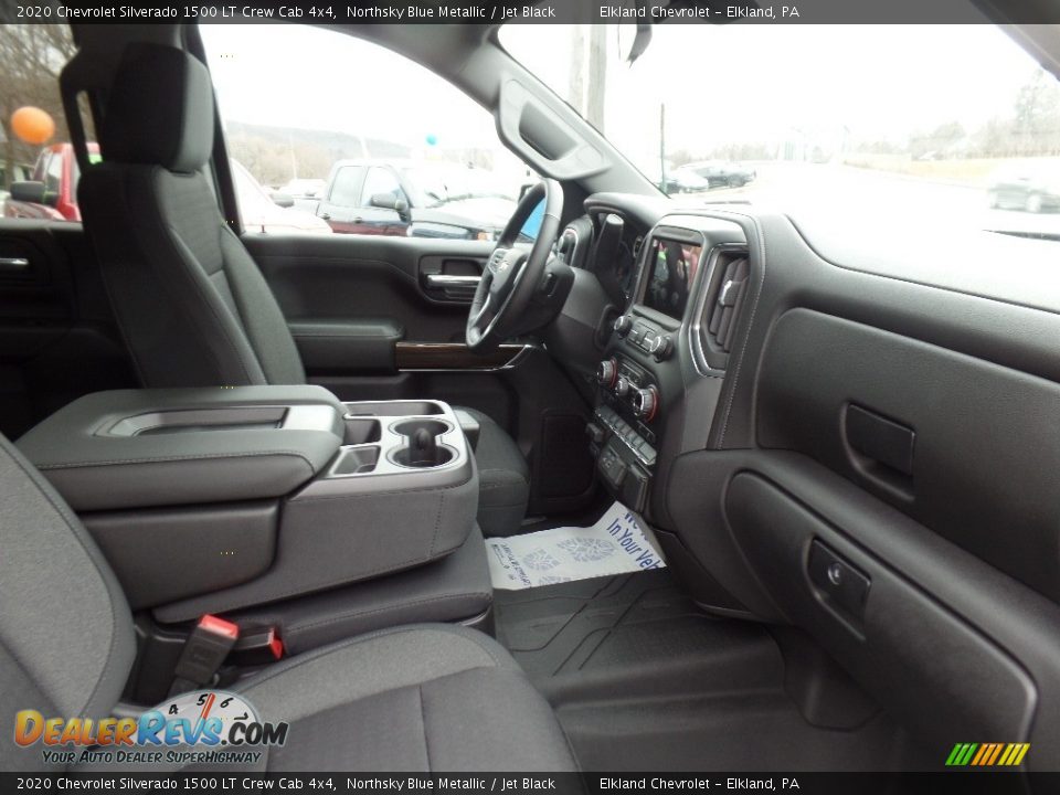 2020 Chevrolet Silverado 1500 LT Crew Cab 4x4 Northsky Blue Metallic / Jet Black Photo #16