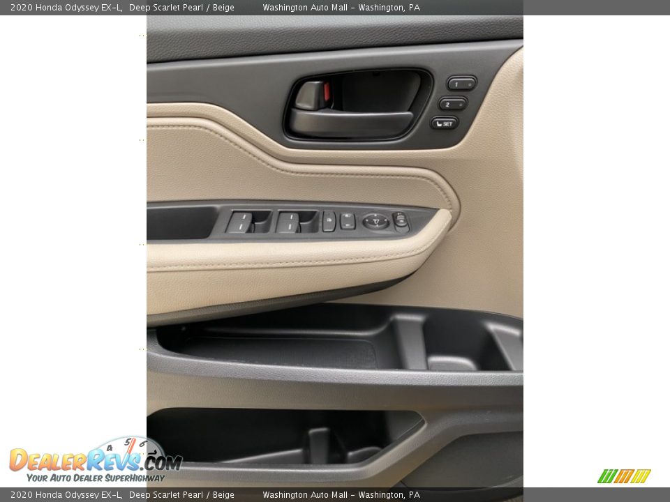 2020 Honda Odyssey EX-L Deep Scarlet Pearl / Beige Photo #11