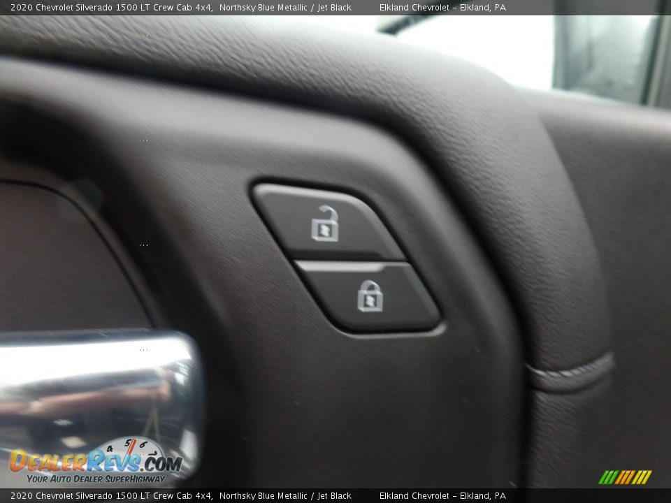 2020 Chevrolet Silverado 1500 LT Crew Cab 4x4 Northsky Blue Metallic / Jet Black Photo #23