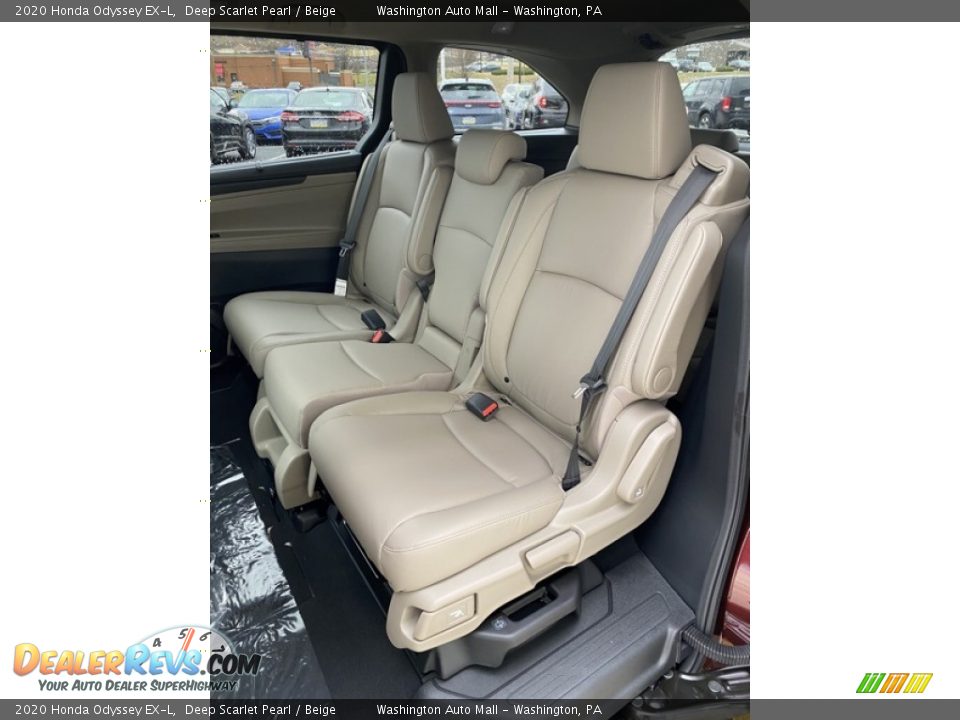 2020 Honda Odyssey EX-L Deep Scarlet Pearl / Beige Photo #17