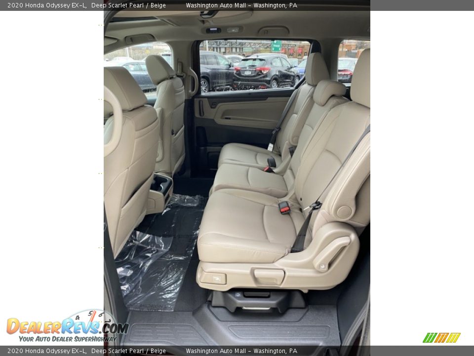 2020 Honda Odyssey EX-L Deep Scarlet Pearl / Beige Photo #18