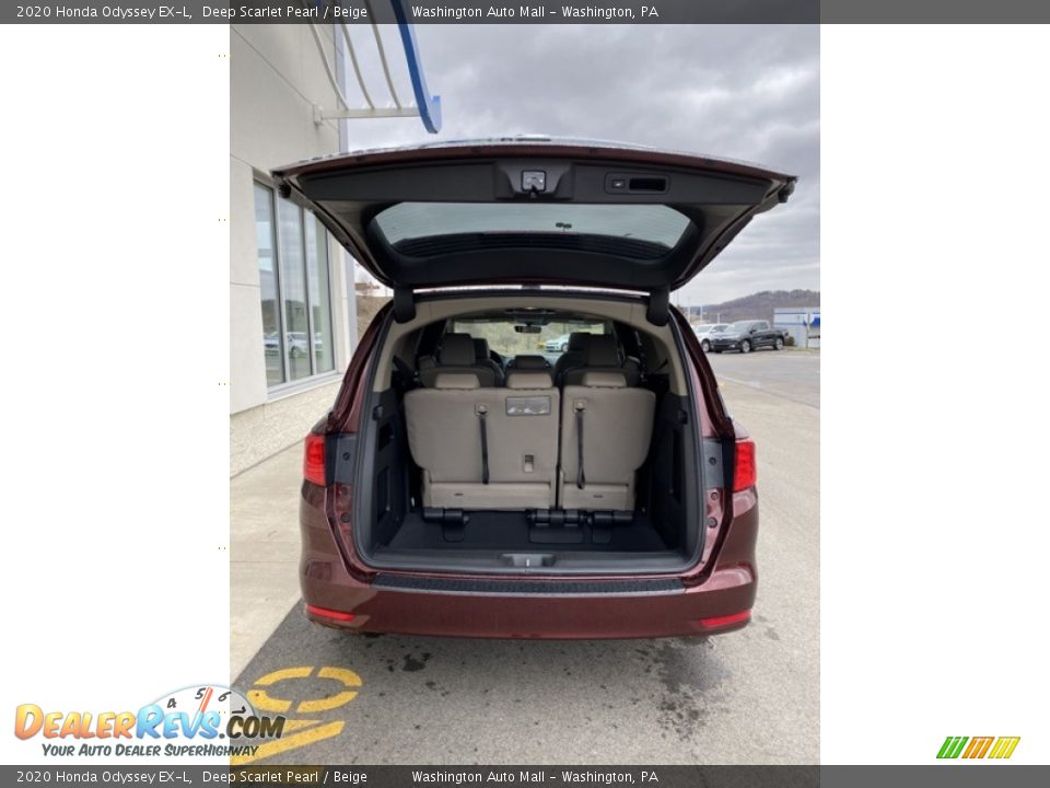 2020 Honda Odyssey EX-L Deep Scarlet Pearl / Beige Photo #21