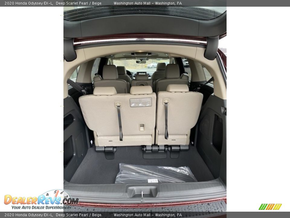 2020 Honda Odyssey EX-L Deep Scarlet Pearl / Beige Photo #22