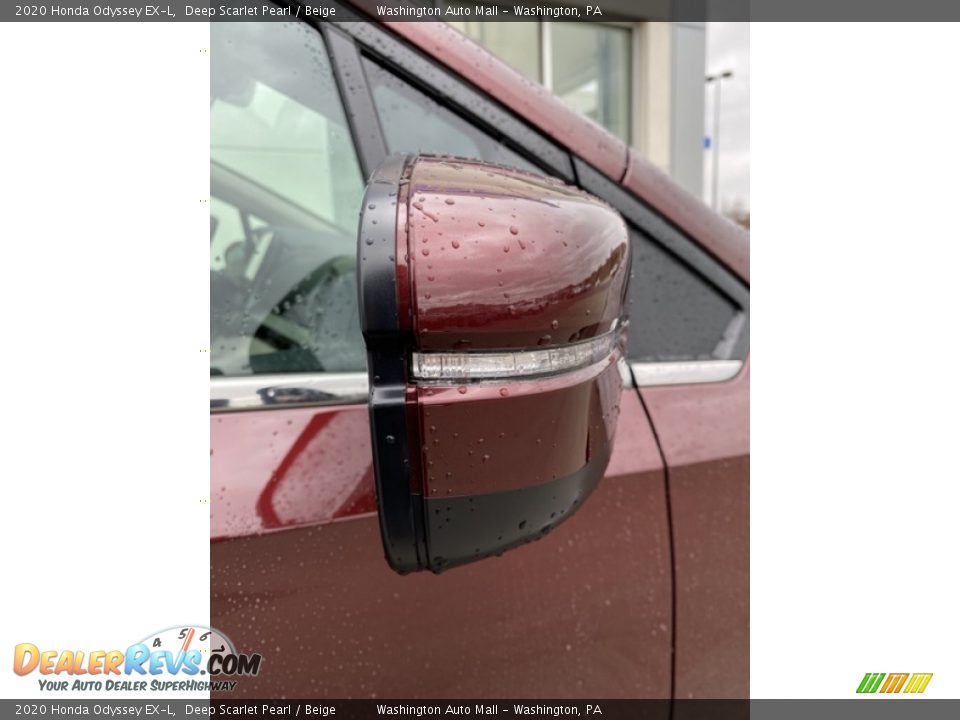 2020 Honda Odyssey EX-L Deep Scarlet Pearl / Beige Photo #31