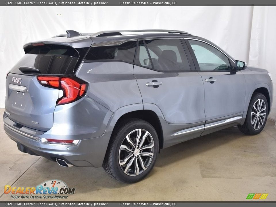 2020 GMC Terrain Denali AWD Satin Steel Metallic / Jet Black Photo #3