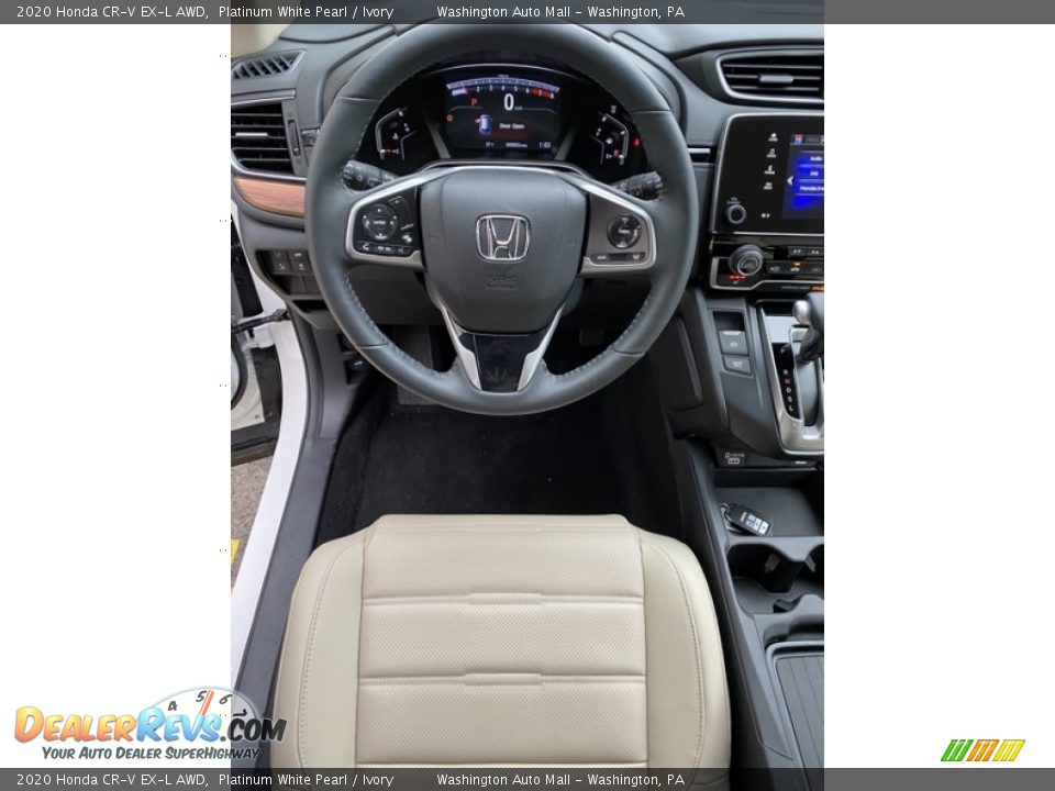 2020 Honda CR-V EX-L AWD Platinum White Pearl / Ivory Photo #13