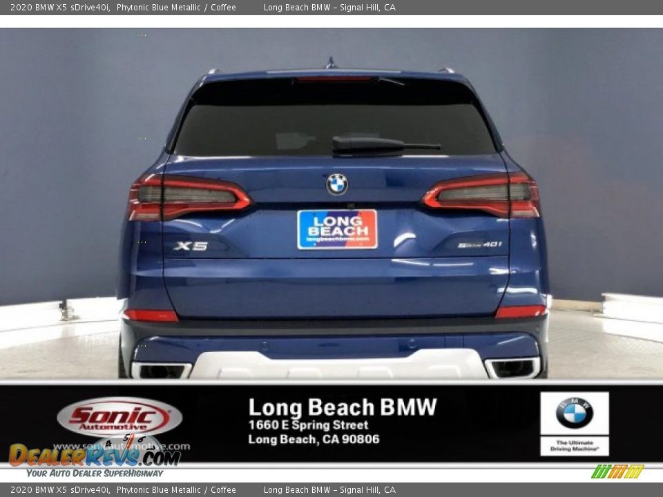 2020 BMW X5 sDrive40i Phytonic Blue Metallic / Coffee Photo #3