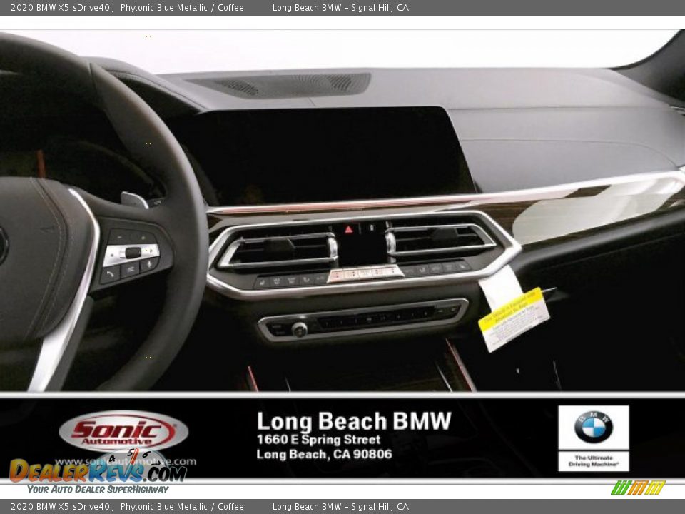 2020 BMW X5 sDrive40i Phytonic Blue Metallic / Coffee Photo #5