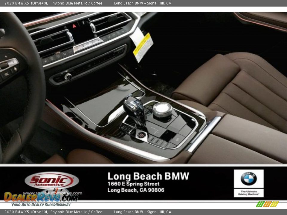 2020 BMW X5 sDrive40i Phytonic Blue Metallic / Coffee Photo #6