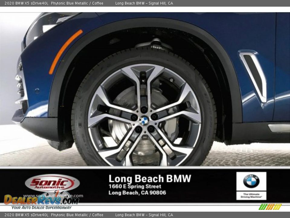 2020 BMW X5 sDrive40i Phytonic Blue Metallic / Coffee Photo #9