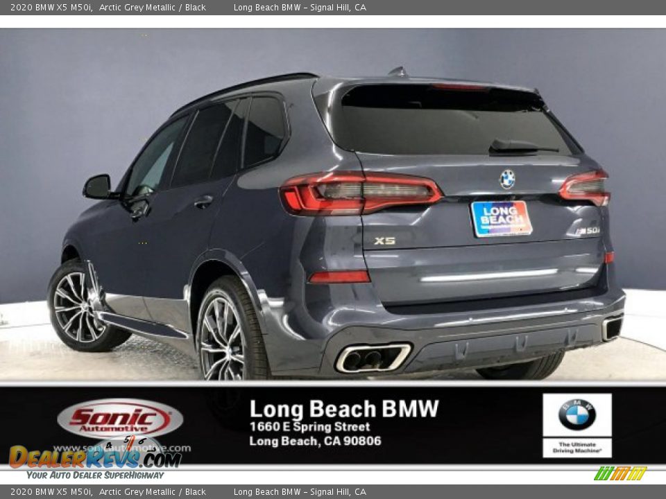 2020 BMW X5 M50i Arctic Grey Metallic / Black Photo #2