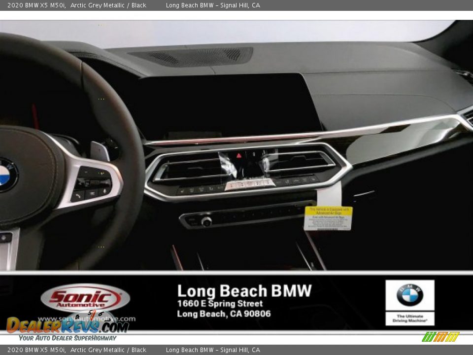 2020 BMW X5 M50i Arctic Grey Metallic / Black Photo #5