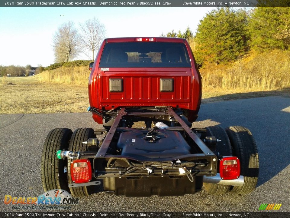 2020 Ram 3500 Tradesman Crew Cab 4x4 Chassis Delmonico Red Pearl / Black/Diesel Gray Photo #7