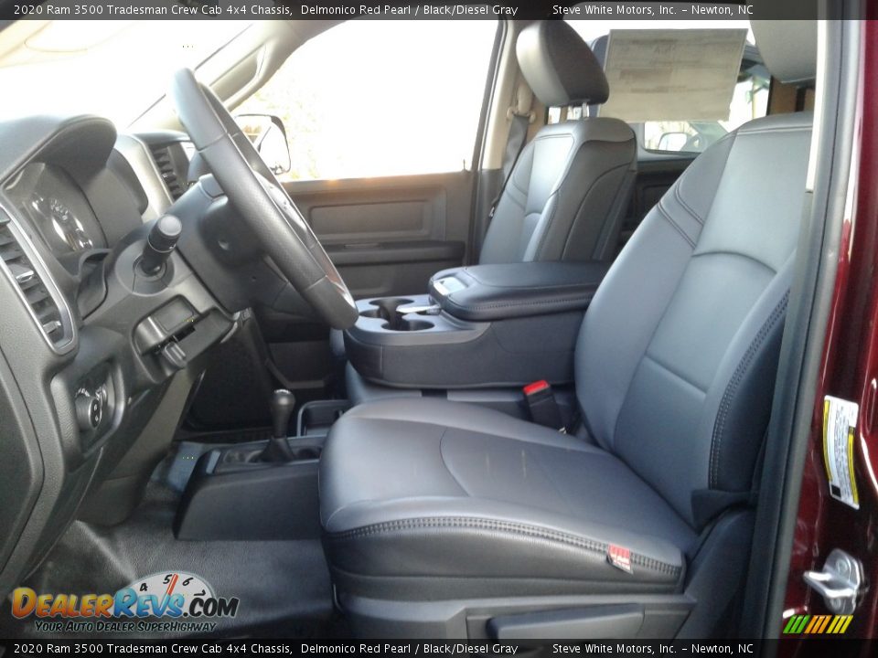 Front Seat of 2020 Ram 3500 Tradesman Crew Cab 4x4 Chassis Photo #10