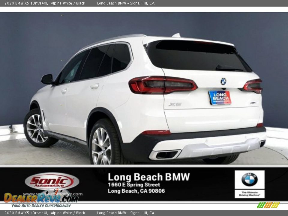 2020 BMW X5 sDrive40i Alpine White / Black Photo #2