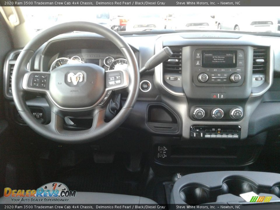 2020 Ram 3500 Tradesman Crew Cab 4x4 Chassis Delmonico Red Pearl / Black/Diesel Gray Photo #12