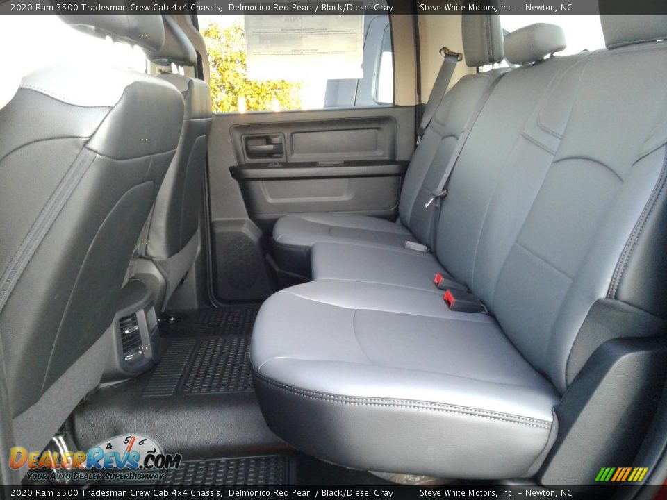 Rear Seat of 2020 Ram 3500 Tradesman Crew Cab 4x4 Chassis Photo #13