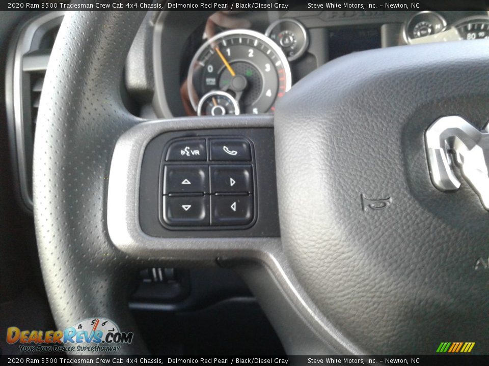 2020 Ram 3500 Tradesman Crew Cab 4x4 Chassis Steering Wheel Photo #17