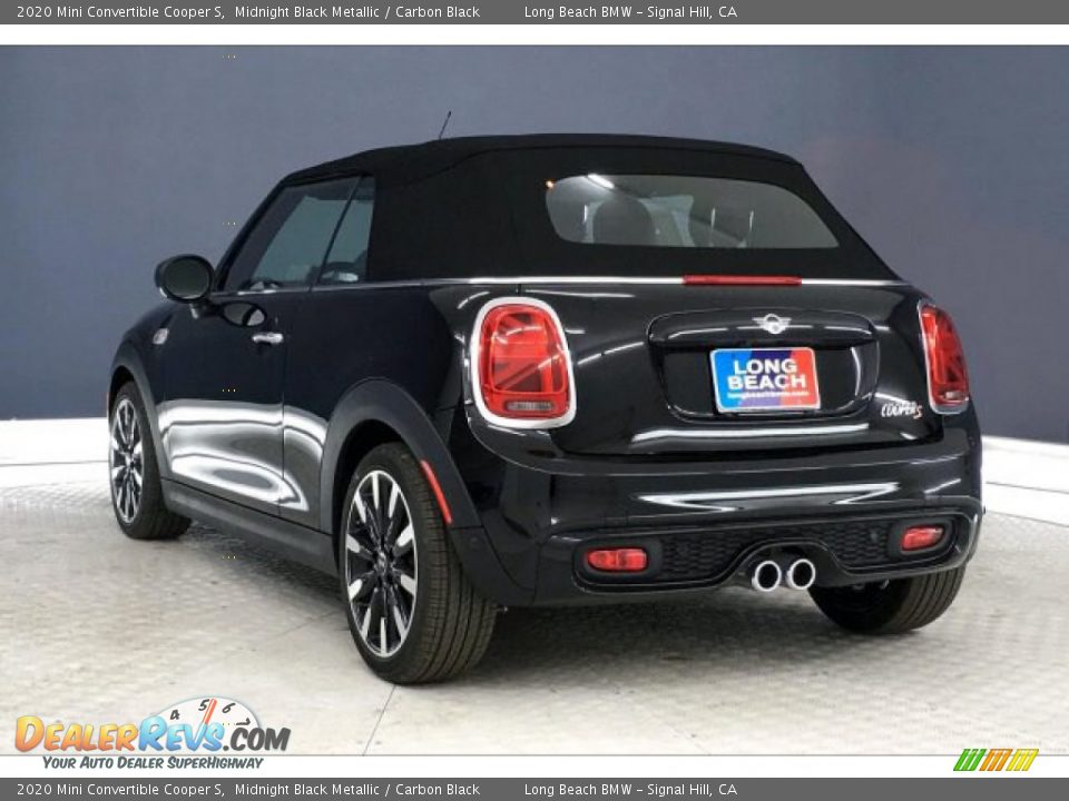 2020 Mini Convertible Cooper S Midnight Black Metallic / Carbon Black Photo #2