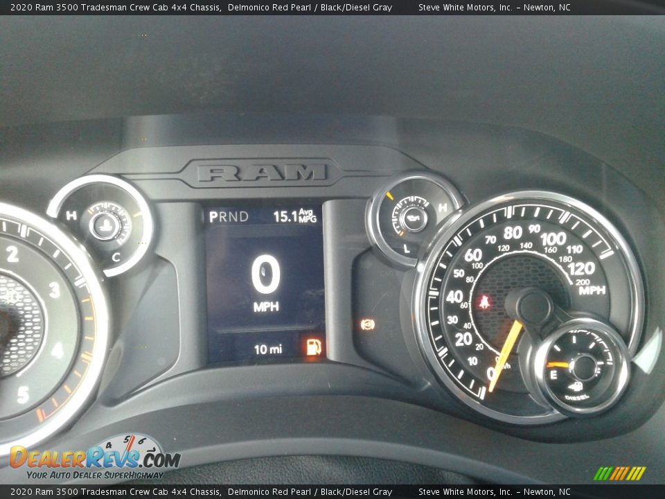 2020 Ram 3500 Tradesman Crew Cab 4x4 Chassis Gauges Photo #19