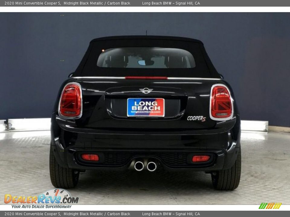 2020 Mini Convertible Cooper S Midnight Black Metallic / Carbon Black Photo #3